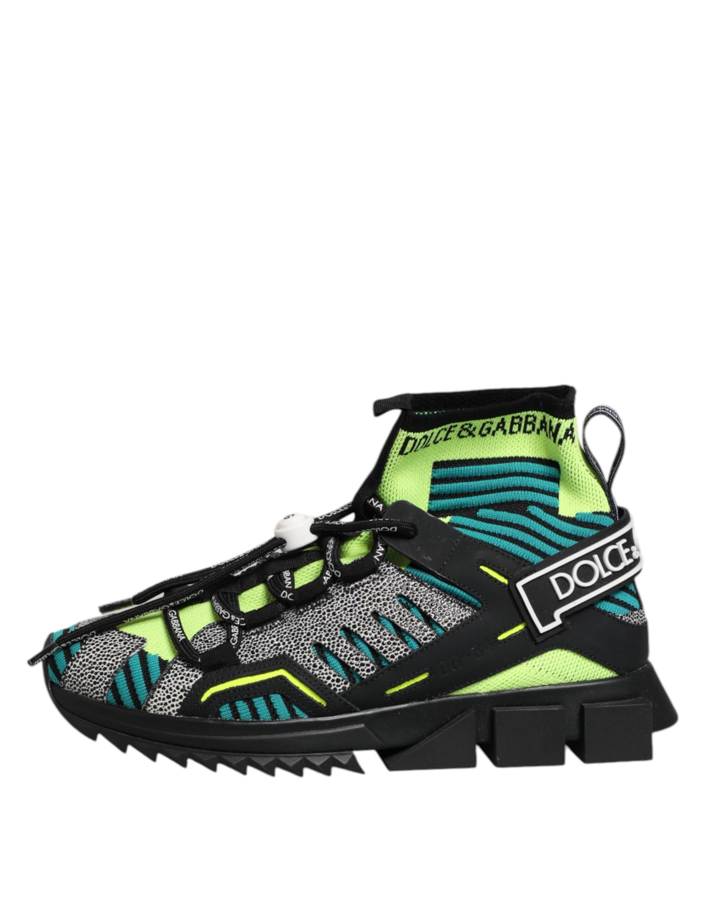 Dolce &amp; Gabbana Mehrfarbige Sorrento-Socken Herren Sneakers Schuhe