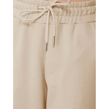 Comme Des Fuckdown Beige Baumwoll-Jogginghose für Damen