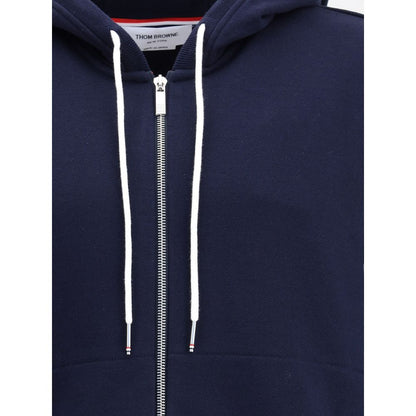 Thom Browne Blaues Baumwoll-Sweatshirt