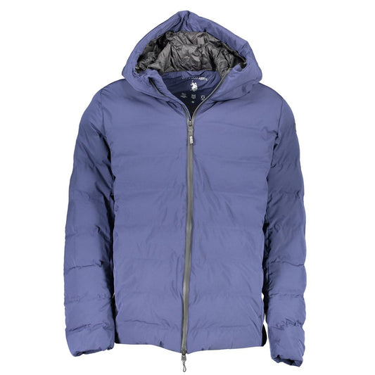 US POLO ASSN. Blaue Polyamid-Herrenjacke