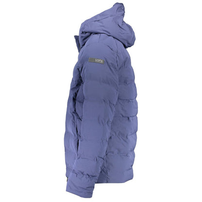 US POLO ASSN. Blaue Polyamid-Herrenjacke