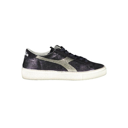 Diadora – Schwarzer Stoff-Sneaker