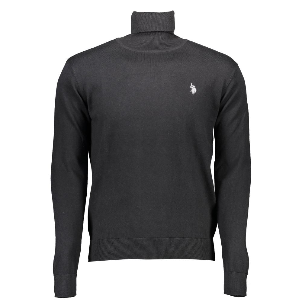 US POLO ASSN. Schwarzer Baumwollpullover