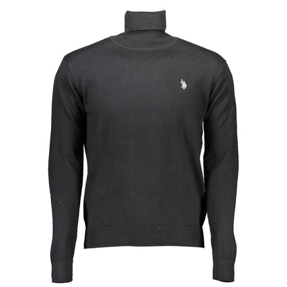 US POLO ASSN. Schwarzer Baumwollpullover