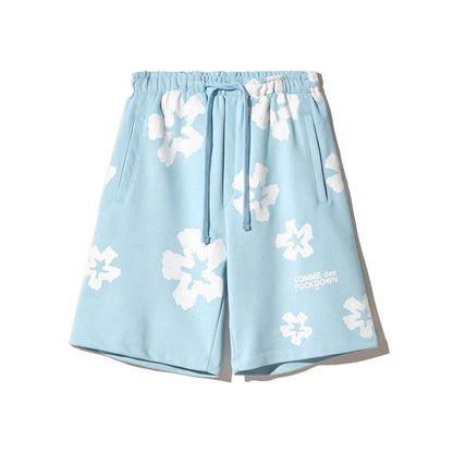 Comme Des Fuckdown – Blaue Baumwollshorts