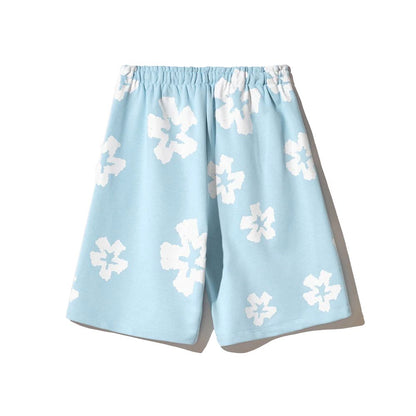 Comme Des Fuckdown – Blaue Baumwollshorts