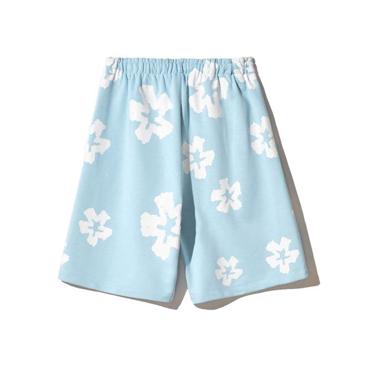 Comme Des Fuckdown – Blaue Baumwollshorts