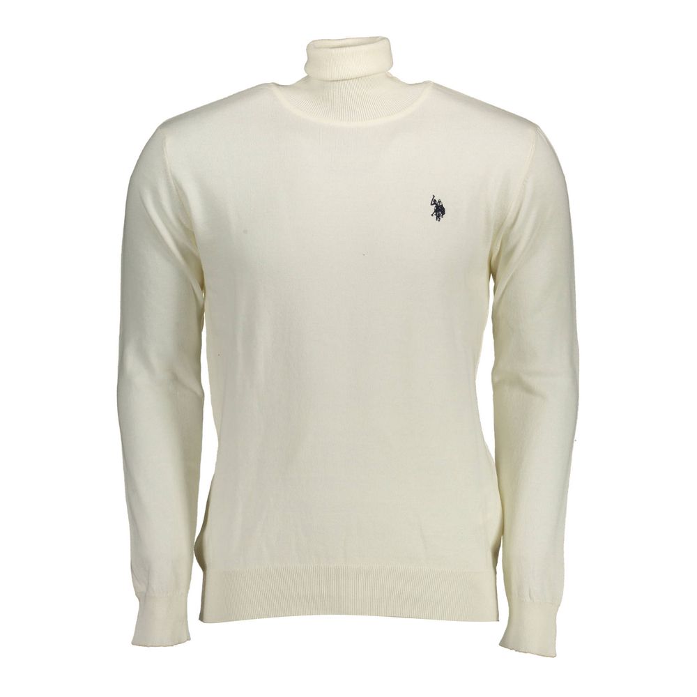 US POLO ASSN. Weißer Baumwollpullover