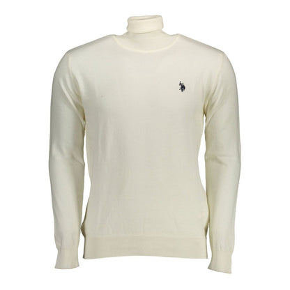 US POLO ASSN. Weißer Baumwollpullover
