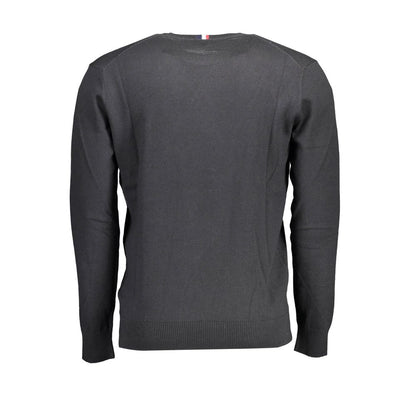 US POLO ASSN. Schwarzer Baumwollpullover