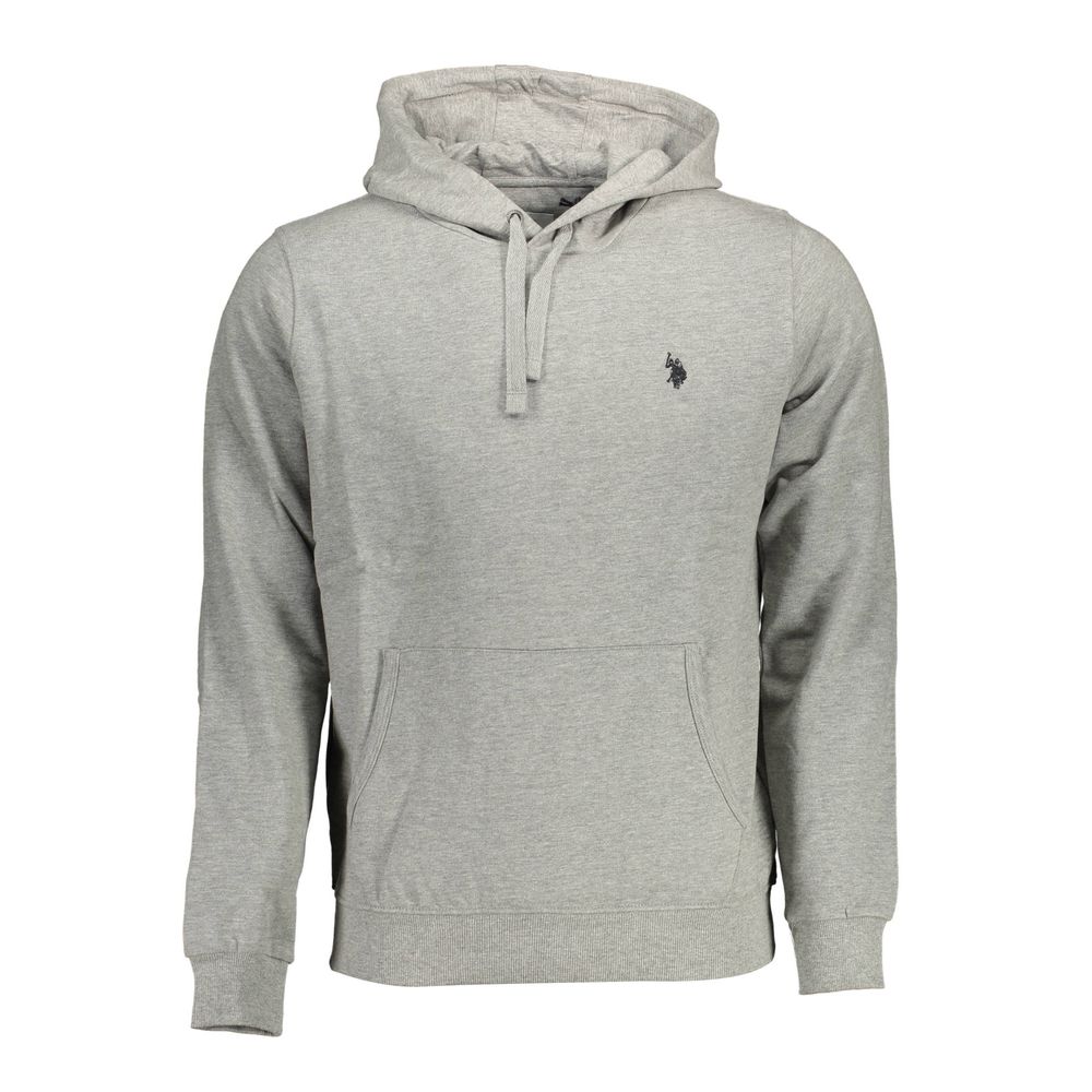 US POLO ASSN. Grauer Baumwollpullover für Herren
