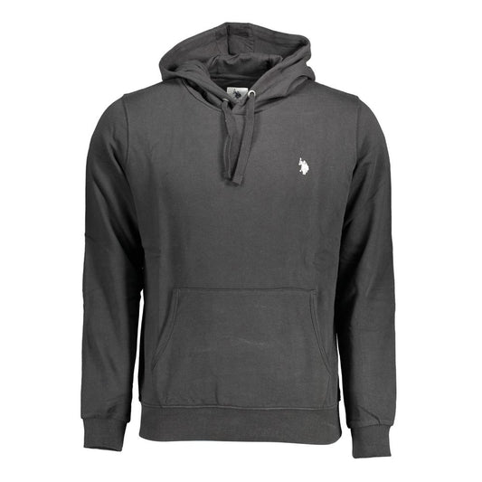 US POLO ASSN. Schwarzer Baumwollpullover für Herren
