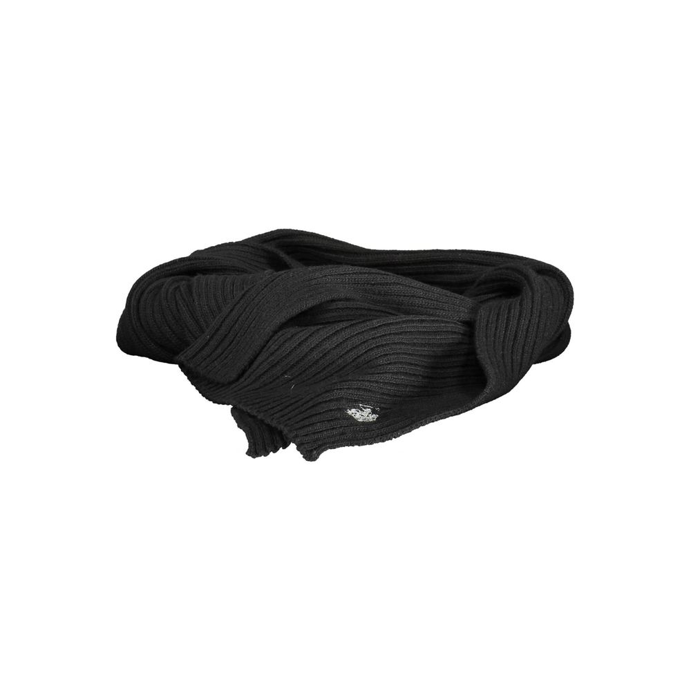 US POLO ASSN. Schwarzer Wollschal