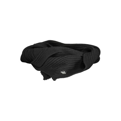 US POLO ASSN. Schwarzer Wollschal