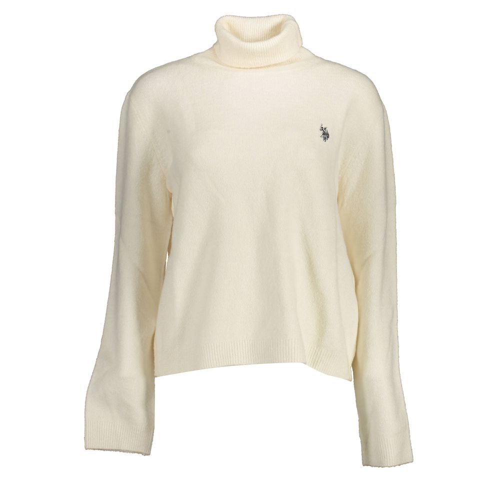 US POLO ASSN. Weißer Nylonpullover