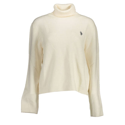 US POLO ASSN. Weißer Nylonpullover