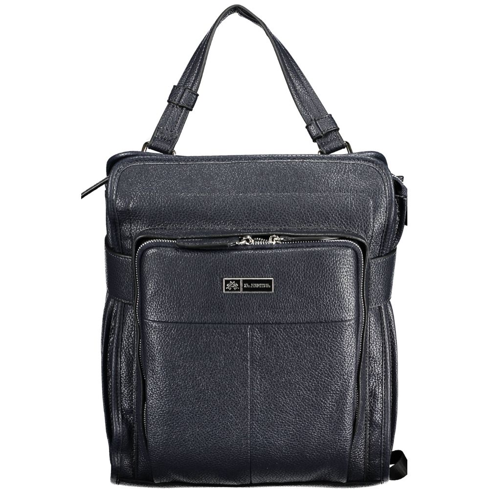 La Martina Blauer Polyethylen-Rucksack