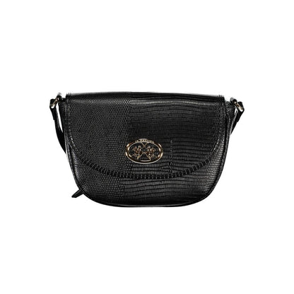 La Martina Schwarze Polyethylen-Handtasche