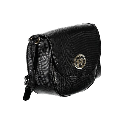 La Martina Schwarze Polyethylen-Handtasche
