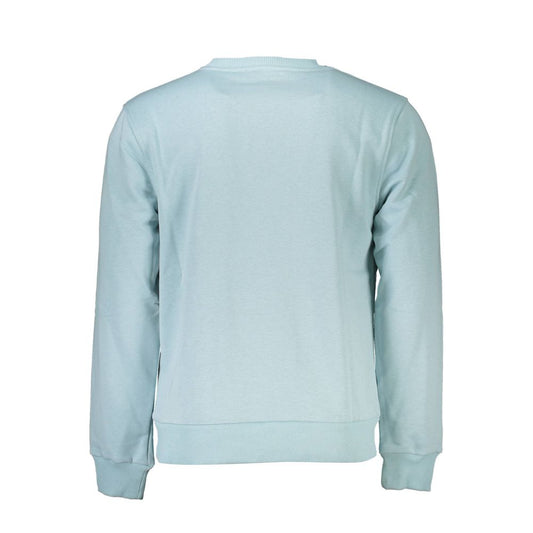 Cavalli Class Blauer Baumwollpullover für Herren