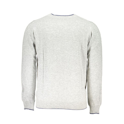 North Sails Gray Fabric Sweater