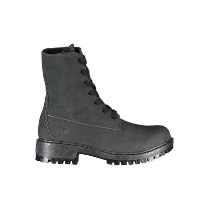U.S. POLO ASSN. Black Polyester Women Boot