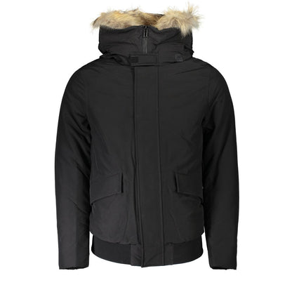 Woolrich Schwarze Baumwolljacke für Herren
