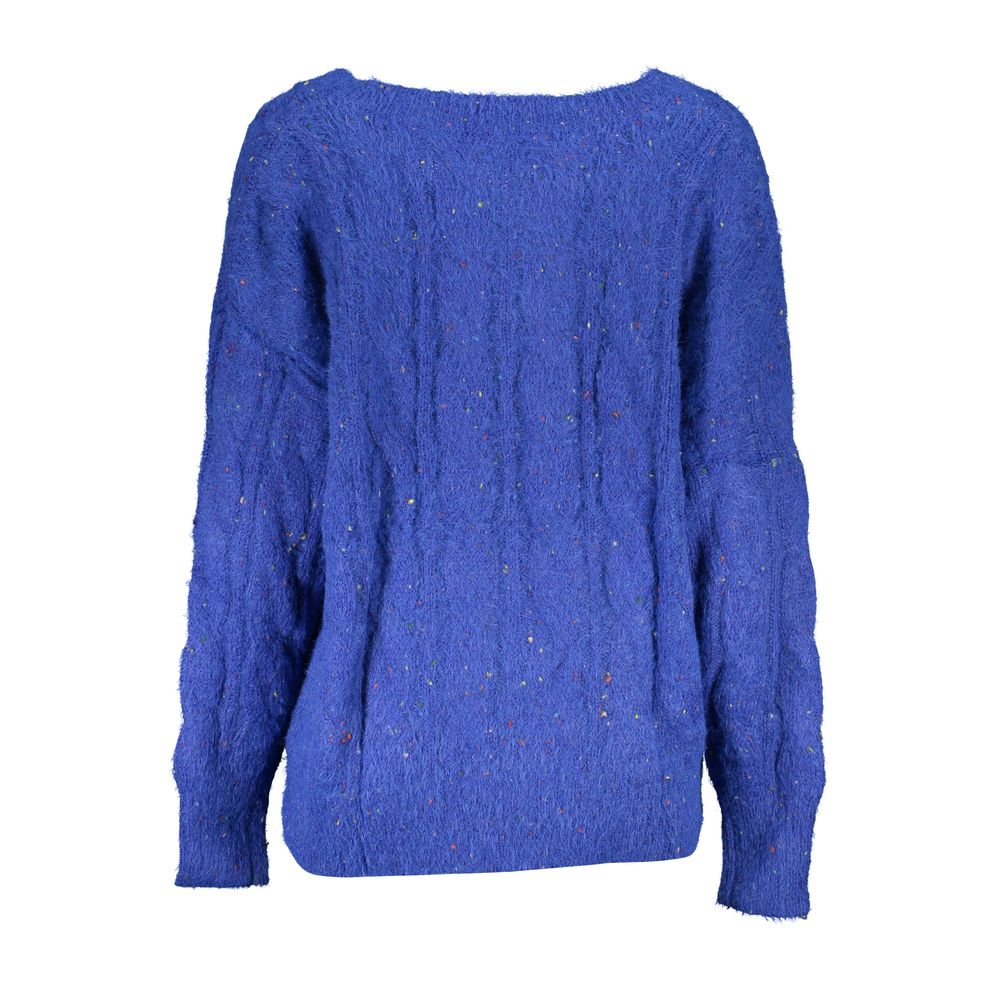 Desigual Blauer Polyesterpullover