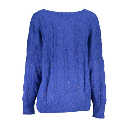 Desigual Blauer Polyesterpullover