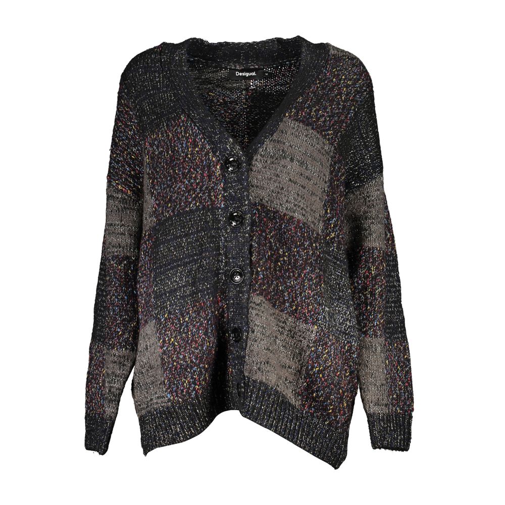 Desigual Schwarzer Polyesterpullover