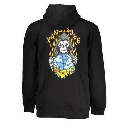 Vans Schwarzer Baumwollpullover für Herren mit Kapuze