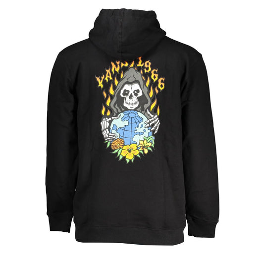 Vans Schwarzer Baumwollpullover für Herren mit Kapuze