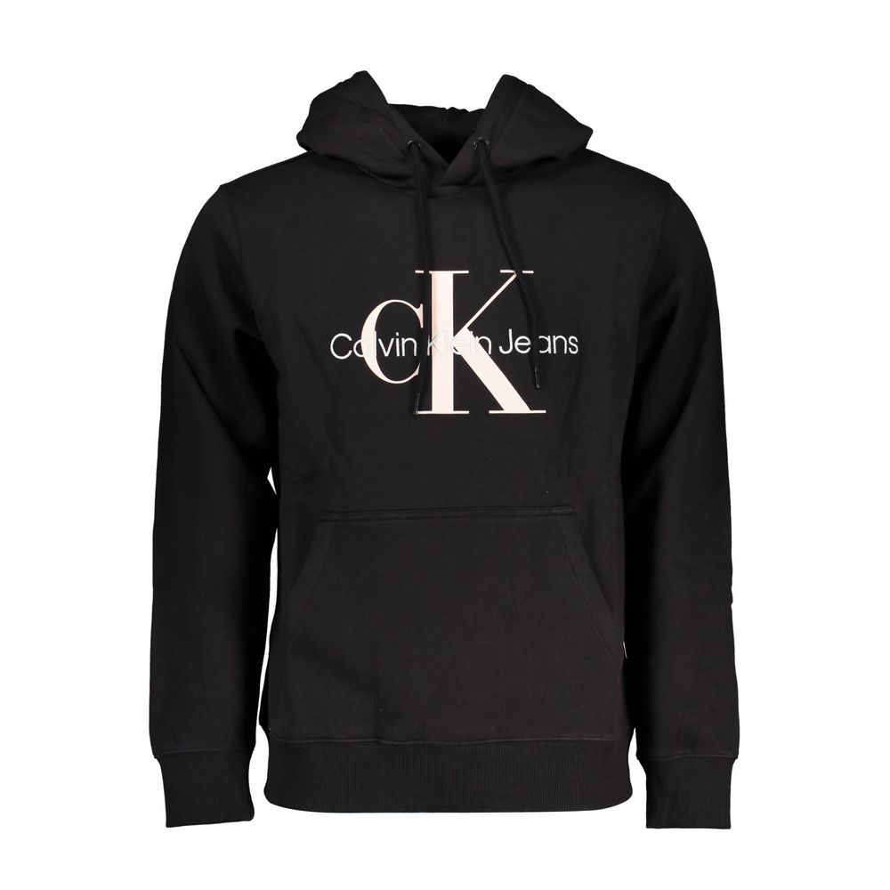 Calvin Klein Herrenpullover aus schwarzer Baumwolle
