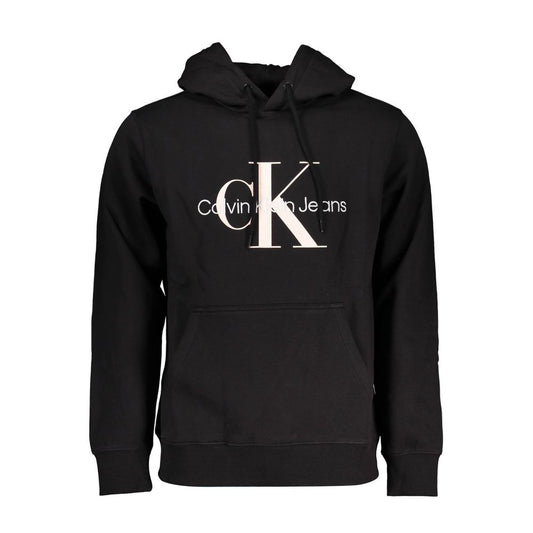 Calvin Klein Herrenpullover aus schwarzer Baumwolle