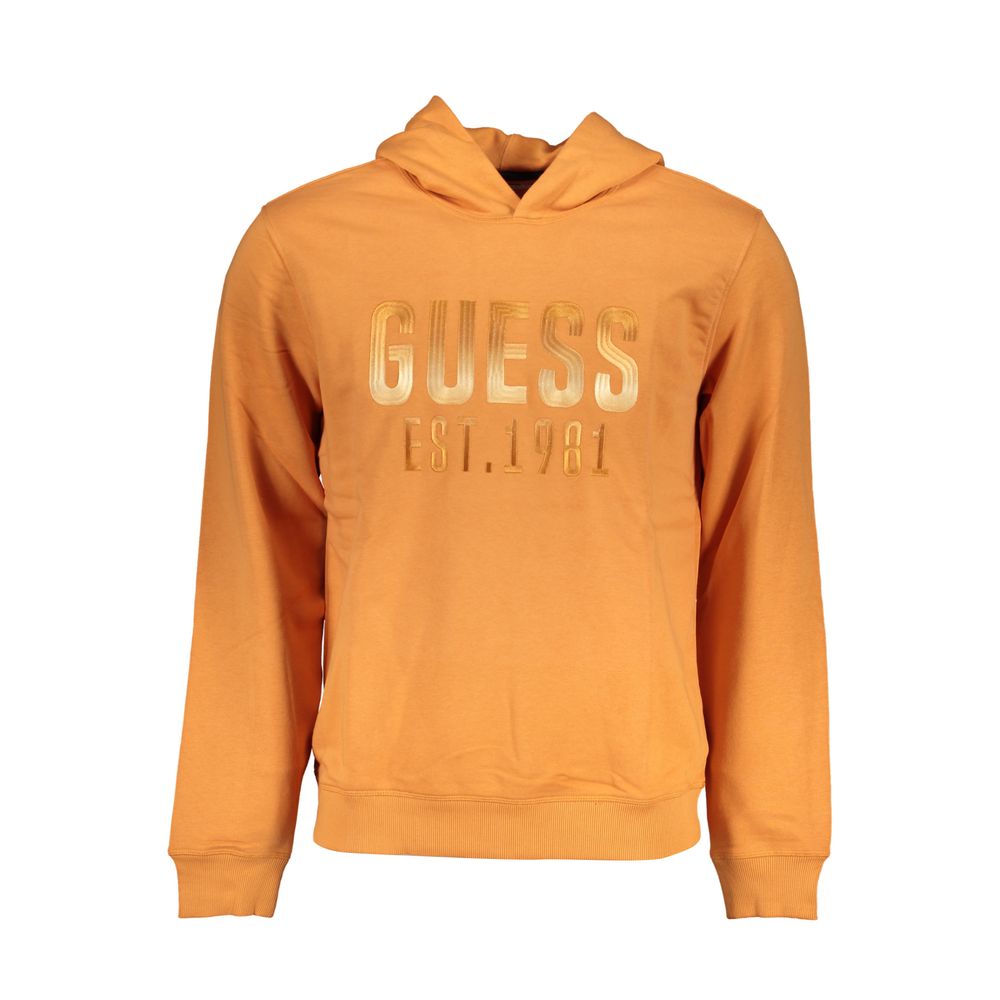 Guess Jeans Oranger Baumwollpullover für Herren