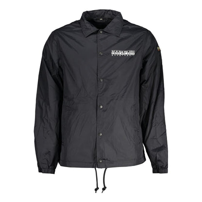 Napapijri Black Polyester Men Jacket