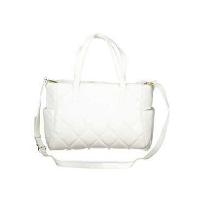 Mario Valentino White Polyethylene Handbag