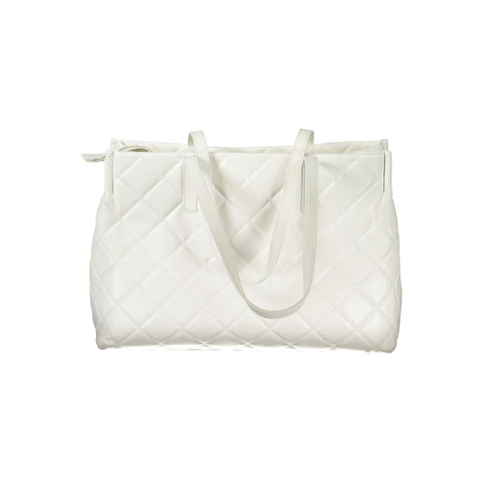 Mario Valentino White Polyethylene Handbag