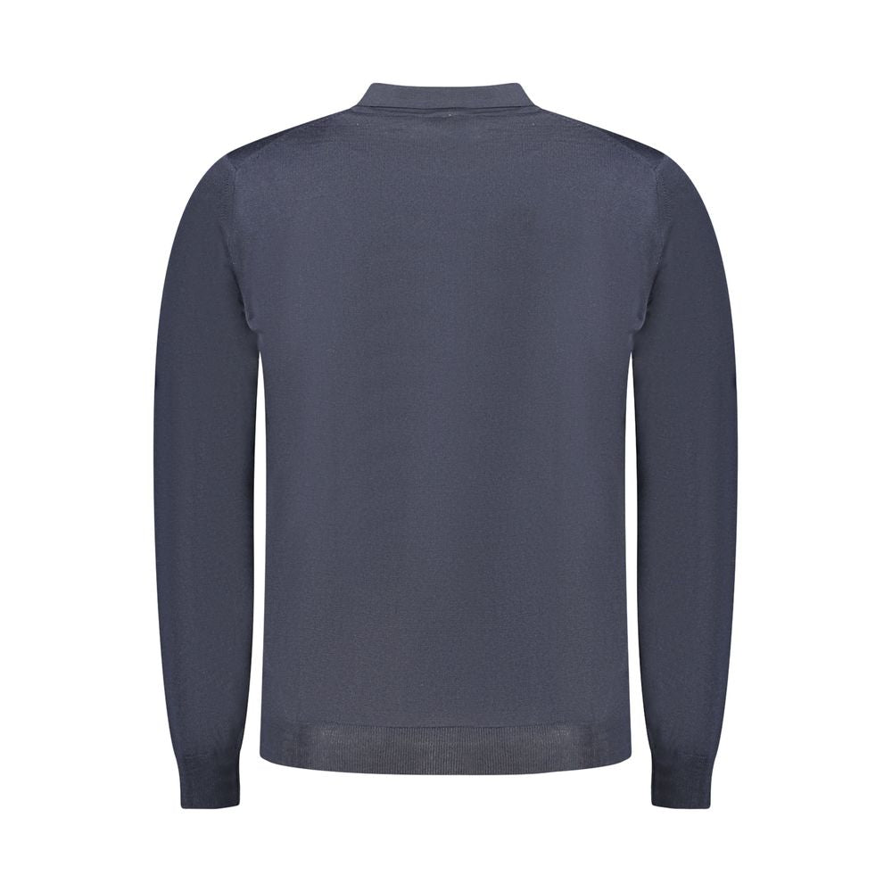 K-WAY Blauer Wollpullover