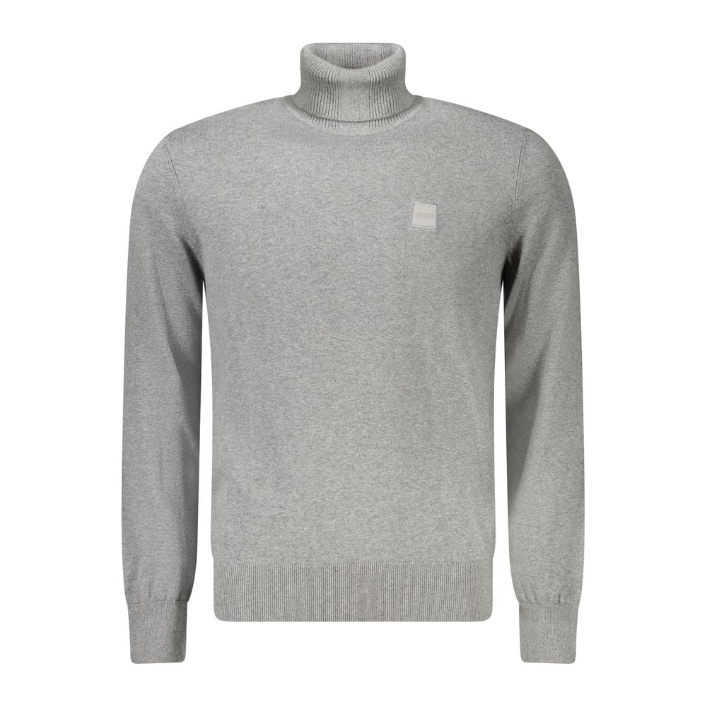 Hugo Boss Grauer Baumwollpullover