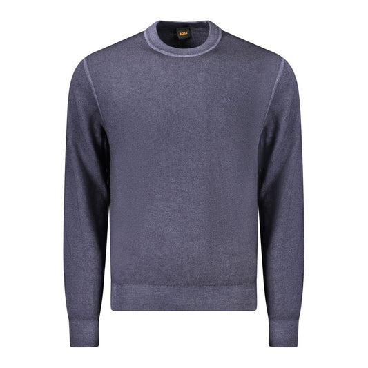 Hugo Boss Blauer Wollpullover