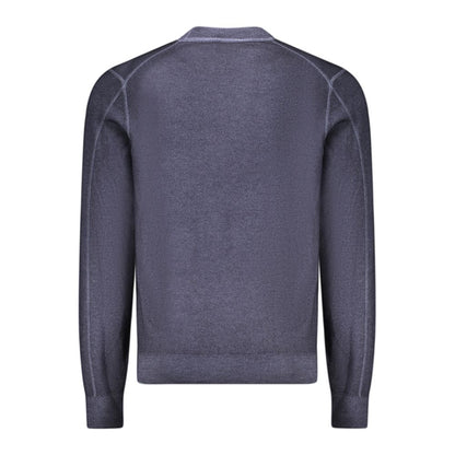 Hugo Boss Blauer Wollpullover