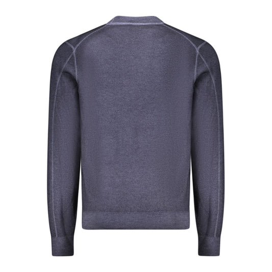 Hugo Boss Blauer Wollpullover