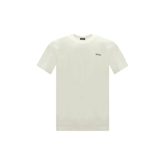 ZEGNA White Cotton T-Shirt