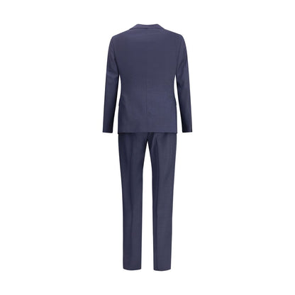 ZEGNA Blue Wool Two-Piece Suit