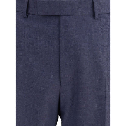 ZEGNA Blue Wool Two-Piece Suit
