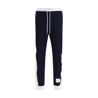 Thom Browne Blaue Baumwoll-Jogginghose (Trainingshose)