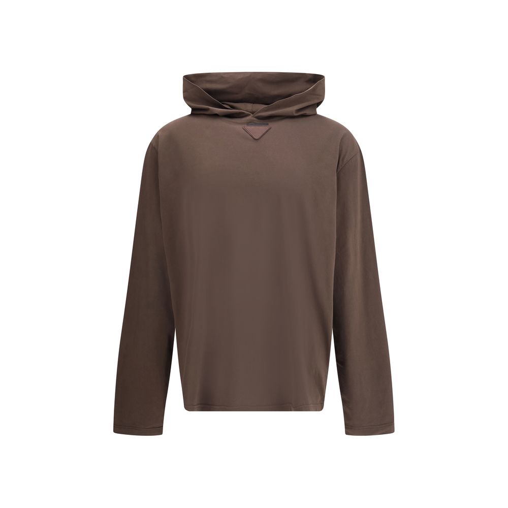 Prada Brown Cotton Sweatshirt
