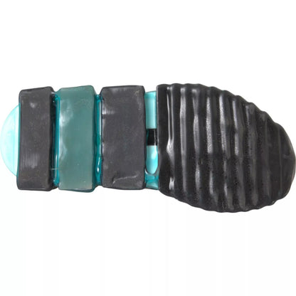 Dolce &amp; Gabbana – Slip-On-Sorrento-Sneaker in Schwarz, Weiß und Blau