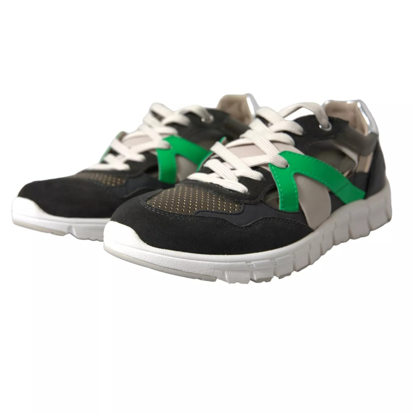 Dolce &amp; Gabbana Sneakers Mehrfarbige Schuhe aus Wildleder